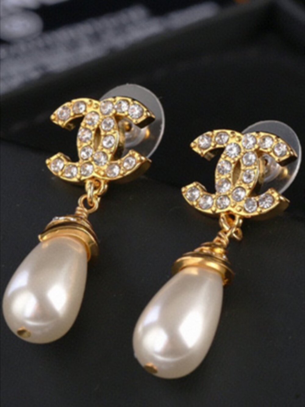 Chanel Pearl Earrings